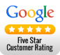 Google 5-Star Ratings: 35 5-Star Reviews and counting!