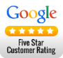 Google 5-Star Ratings: 35 5-Star Reviews and counting!